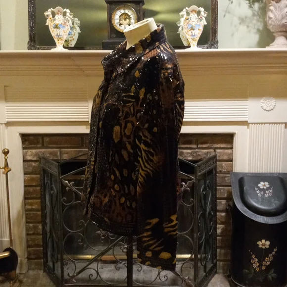 Ruby Rd Animal Print Jacket - Picture 4 of 12